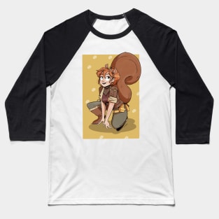 Squirrel Girl (with background) Baseball T-Shirt